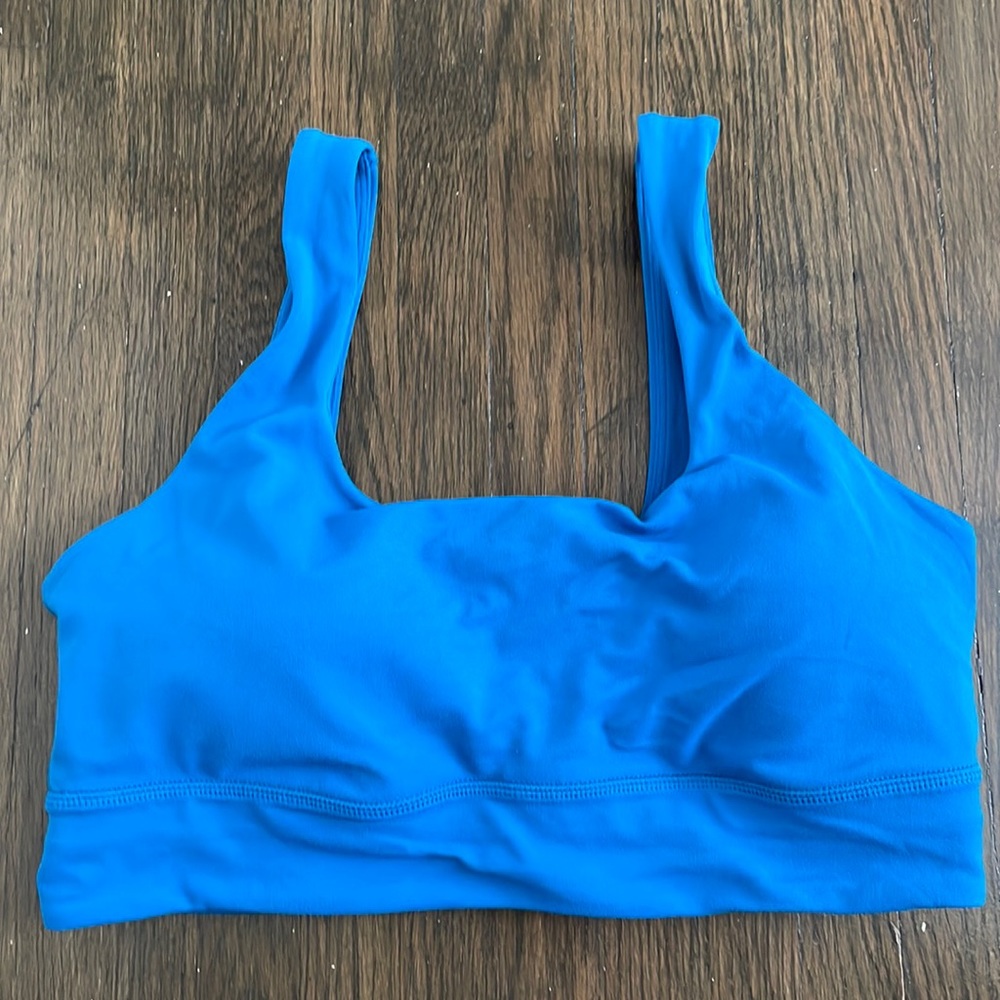 CRZ YOGA Womens Butterluxe U Back Sports Bra - Scoop Neck with Built in bra